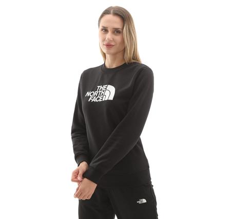 The North Face W Drew Peak Crew Kadın Sweatshirt Siyah