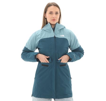 The North Face W Dryvent Mono Trıclımate Parka Kadın Mont Mavi