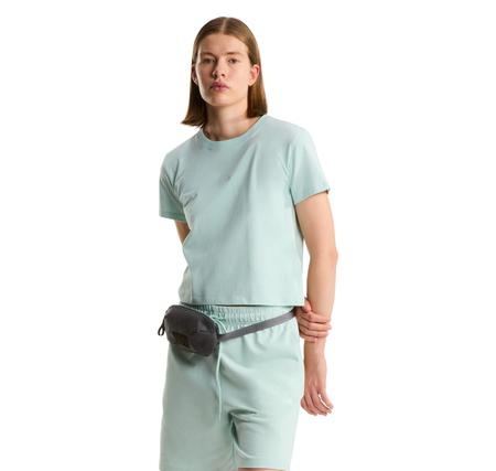 The North Face W Essentıal Regular Short Sleeve Cutıe T Kadın T-Shirt Açık Mavi