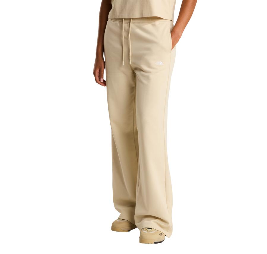 The North Face W Essentıal Terry Sımple Dome Wıde Leg P Kadın Pantolon Krem The North Face W Essentıal Terry Sımple Dome Wıde Leg P Kadın Pantolon Krem