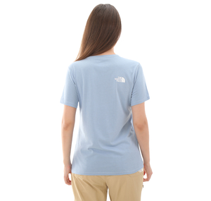 The North Face W Foundatıon Traces Graphıc Tee Kadın T-Shirt Mavi