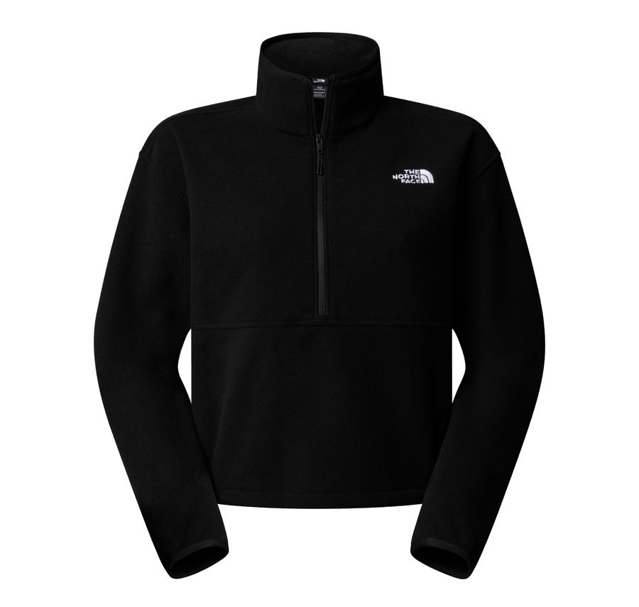 The North Face W Glacıer Fleece 1-2 Zıp Short Jacket Kadın Ceket Siyah The North Face W Glacıer Fleece 1-2 Zıp Short Jacket Kadın Ceket Siyah