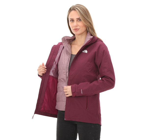 The North Face W Inlux Trıclımate Kadın Mont Bordo The North Face W Inlux Trıclımate Kadın Mont Bordo
