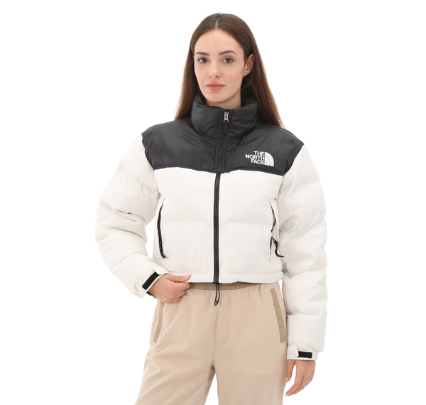 The North Face W Nuptse Short Jacket Kadın Mont Beyaz The North Face W Nuptse Short Jacket Kadın Mont Beyaz