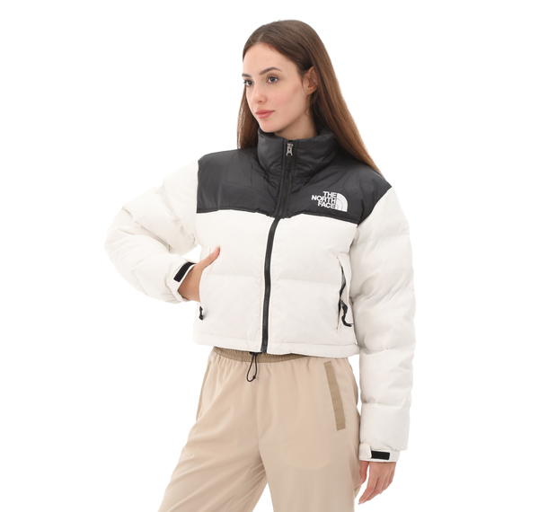 The North Face W Nuptse Short Jacket Kadın Mont Beyaz The North Face W Nuptse Short Jacket Kadın Mont Beyaz