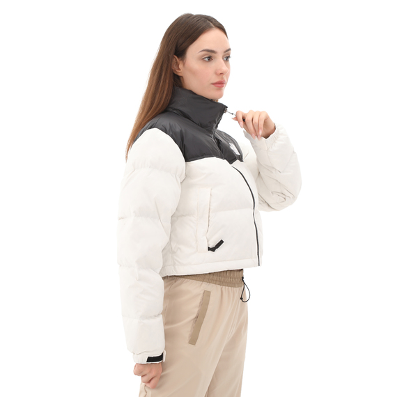 The North Face W Nuptse Short Jacket Kadın Mont Beyaz The North Face W Nuptse Short Jacket Kadın Mont Beyaz