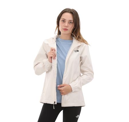 The North Face W Quest Jacket - Eu Kadın Yağmurluk-Rüzgarlık Beyaz