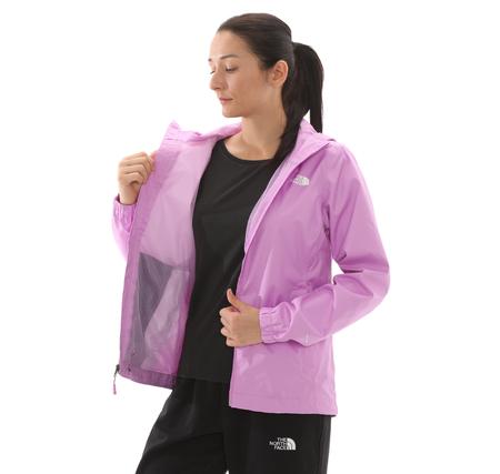 The North Face W Quest Jacket - Eu Kadın Yağmurluk-Rüzgarlık Mor