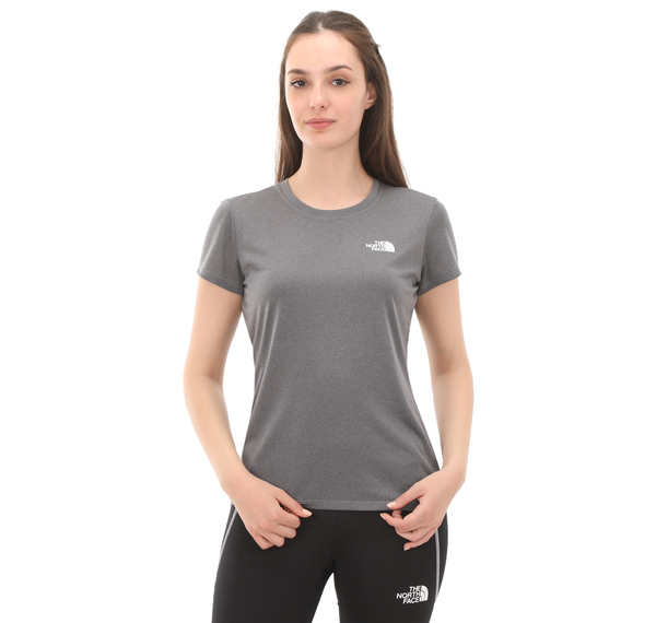 The North Face W Reaxıon Amp Crew - Eu Kadın T-Shirt Gri The North Face W Reaxıon Amp Crew - Eu Kadın T-Shirt Gri