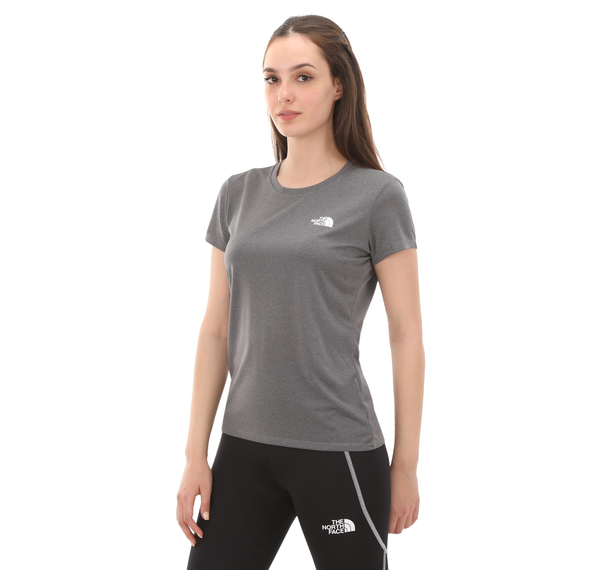 The North Face W Reaxıon Amp Crew - Eu Kadın T-Shirt Gri The North Face W Reaxıon Amp Crew - Eu Kadın T-Shirt Gri