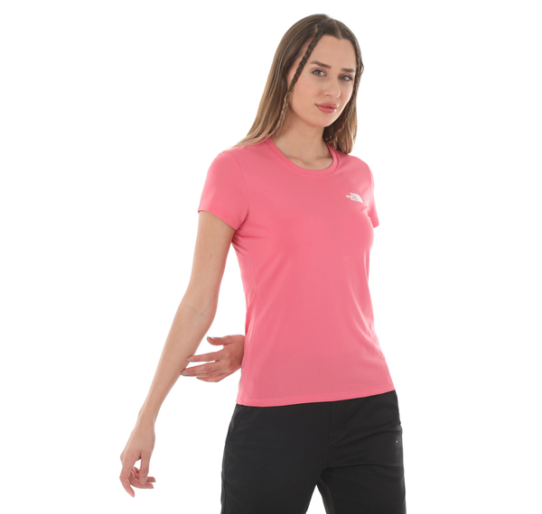 The North Face W Reaxıon Amp Crew - Eu Kadın T-Shirt Pembe The North Face W Reaxıon Amp Crew - Eu Kadın T-Shirt Pembe