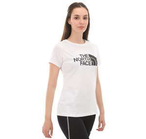 The North Face W S-S Easy Tee Kadın T-Shirt Beyaz
