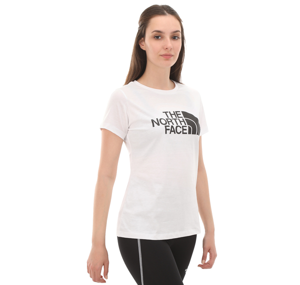 The North Face W S-S Easy Tee Kadın T-Shirt Beyaz The North Face W S-S Easy Tee Kadın T-Shirt Beyaz