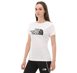 The North Face W S-S Easy Tee Kadın T-Shirt Beyaz