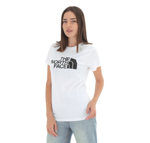 The North Face W S-S Easy Tee Kadın T-Shirt Beyaz 1