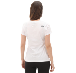 The North Face W S-S Easy Tee Kadın T-Shirt Beyaz