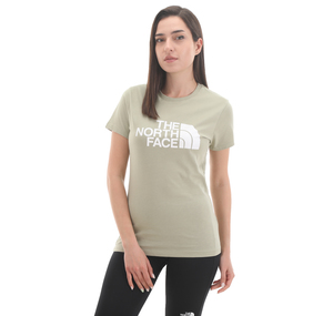 The North Face W S-S Easy Tee Kadın T-Shirt Gri 0