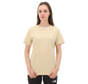 The North Face W S-S Zumu Relaxed Tee Kadın T-Shirt Krem