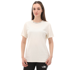 The North Face W S-S Zumu Relaxed Tee Kadın T-Shirt Krem