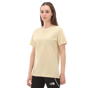 The North Face W S-S Zumu Relaxed Tee Kadın T-Shirt Krem