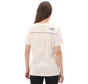The North Face W S-S Zumu Relaxed Tee Kadın T-Shirt Krem