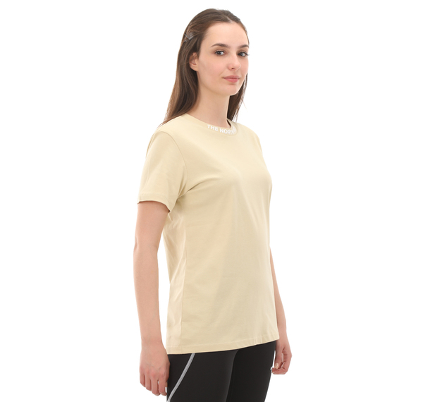The North Face W S-S Zumu Relaxed Tee Kadın T-Shirt Krem The North Face W S-S Zumu Relaxed Tee Kadın T-Shirt Krem