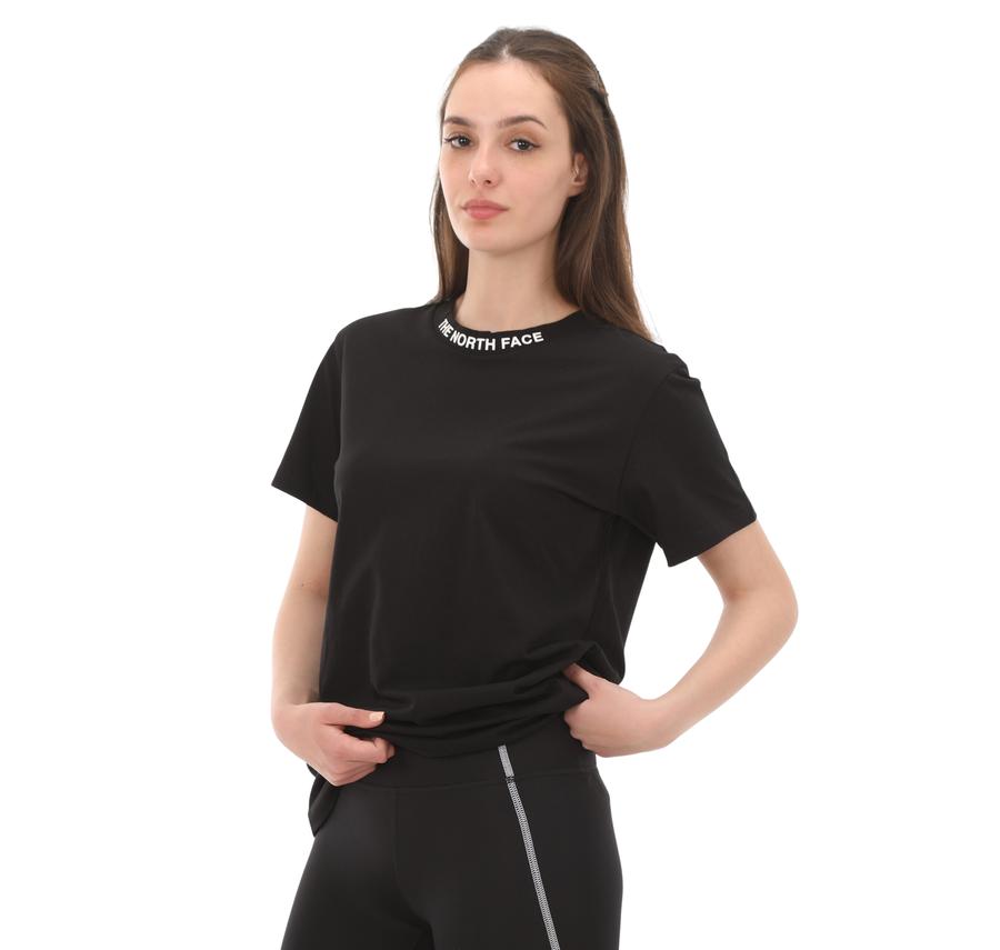 The North Face W S-S Zumu Relaxed Tee Kadın T-Shirt Siyah The North Face W S-S Zumu Relaxed Tee Kadın T-Shirt Siyah