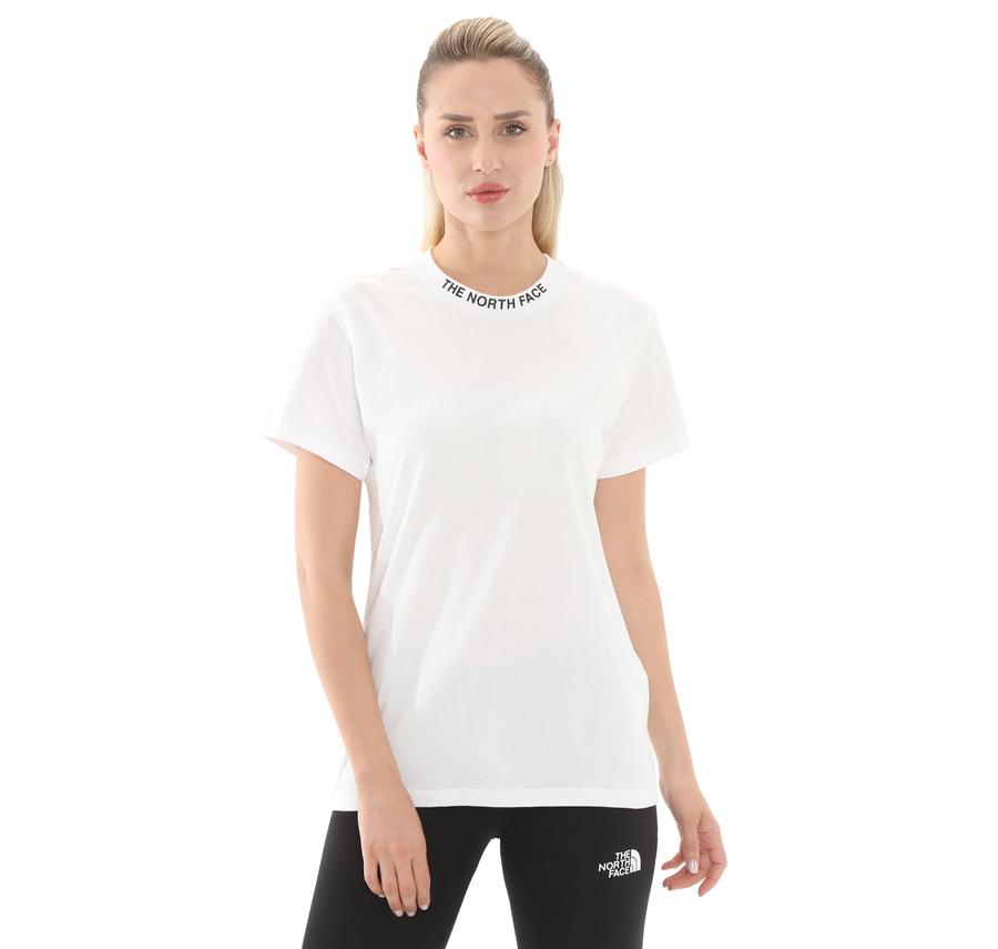 The North Face W Ss Zumu Relaxed Tee Kadın T-Shirt Beyaz The North Face W Ss Zumu Relaxed Tee Kadın T-Shirt Beyaz