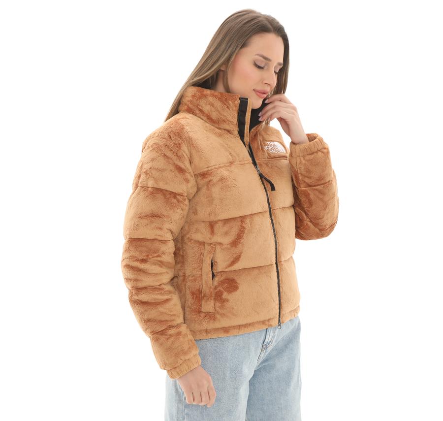 The North Face W Versa Velour Nuptse Jacket Kadın Mont Kahve The North Face W Versa Velour Nuptse Jacket Kadın Mont Kahve