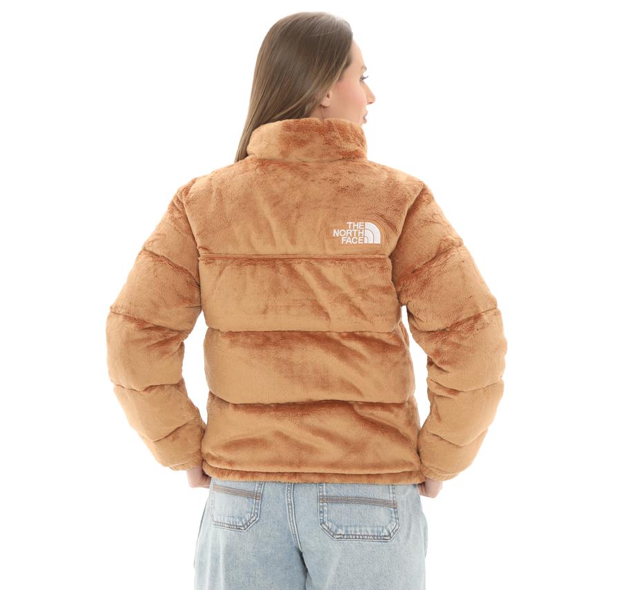 The North Face W Versa Velour Nuptse Jacket Kadın Mont Kahve The North Face W Versa Velour Nuptse Jacket Kadın Mont Kahve