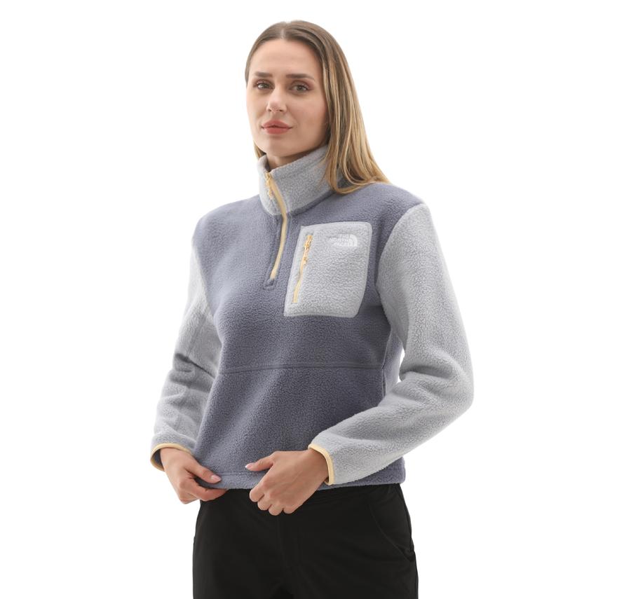 The North Face W Yumıorı 1-4 Zıp Kadın Sweatshirt Mor The North Face W Yumıorı 1-4 Zıp Kadın Sweatshirt Mor
