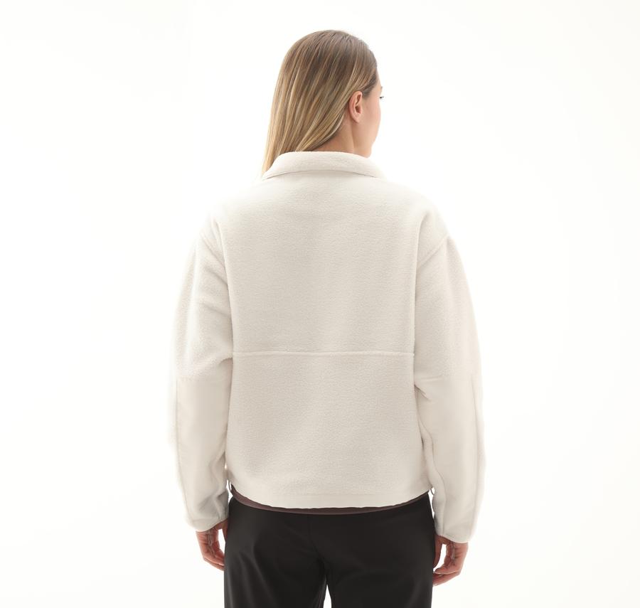 The North Face W Yumıorı Off Peak Full Zıp Jacket Kadın Ceket Beyaz The North Face W Yumıorı Off Peak Full Zıp Jacket Kadın Ceket Beyaz