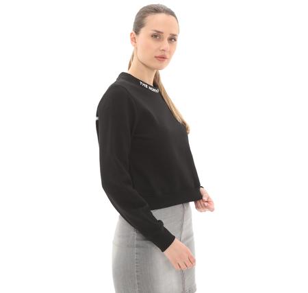 The North Face W Zumu Crew Kadın Sweatshirt Siyah