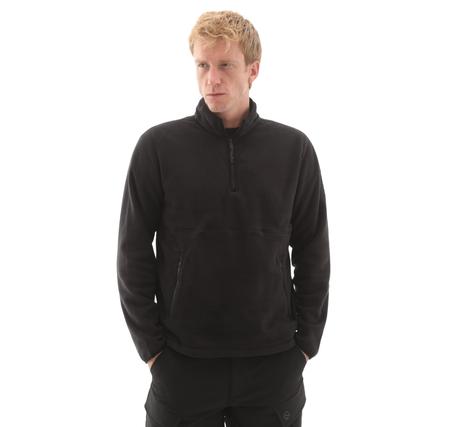 Timberland 1-4 Zip Polar Fleece Erkek Sweatshirt Siyah