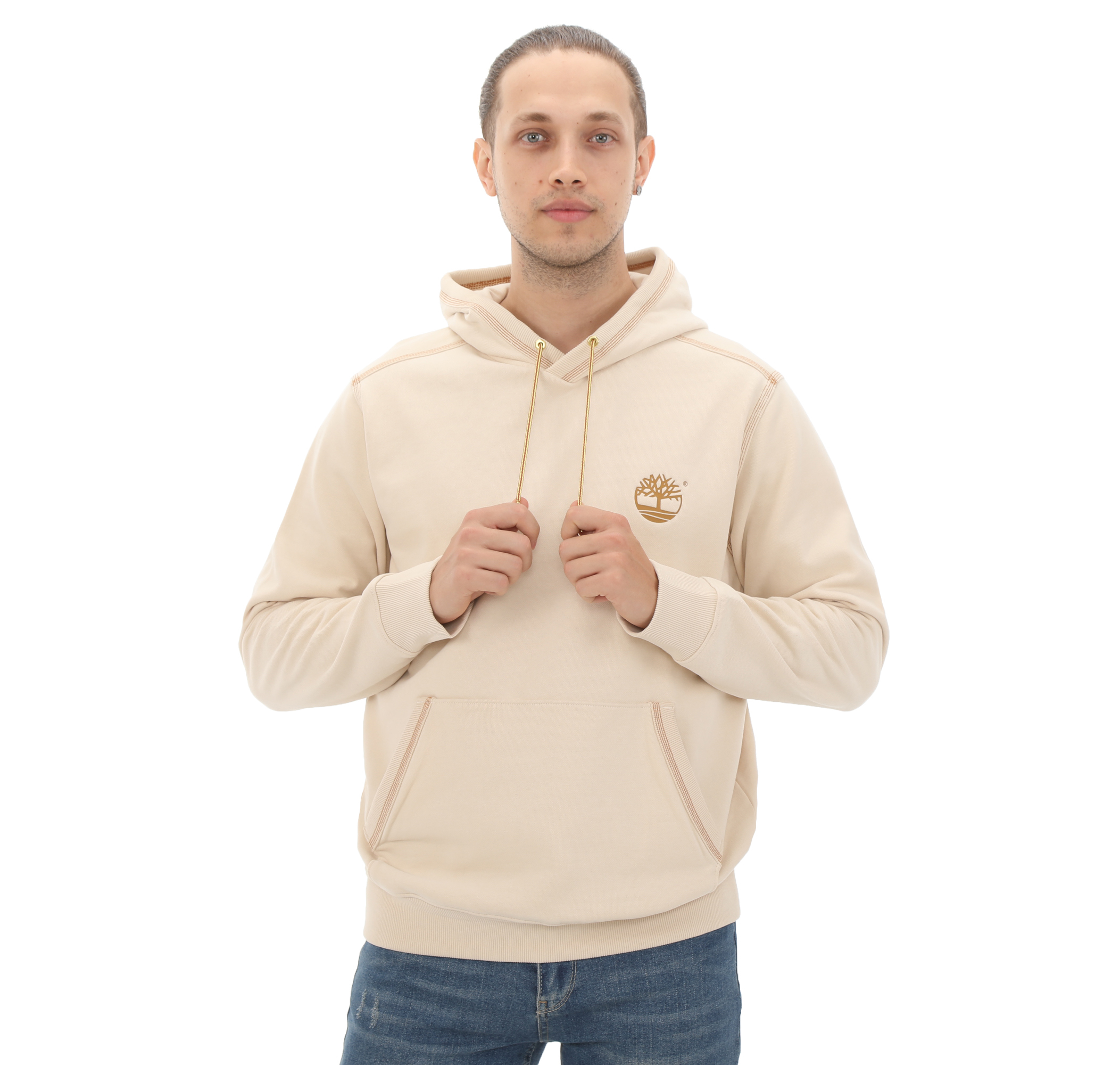 Мужской свитшот Timberland #10061 Hoodie Krem