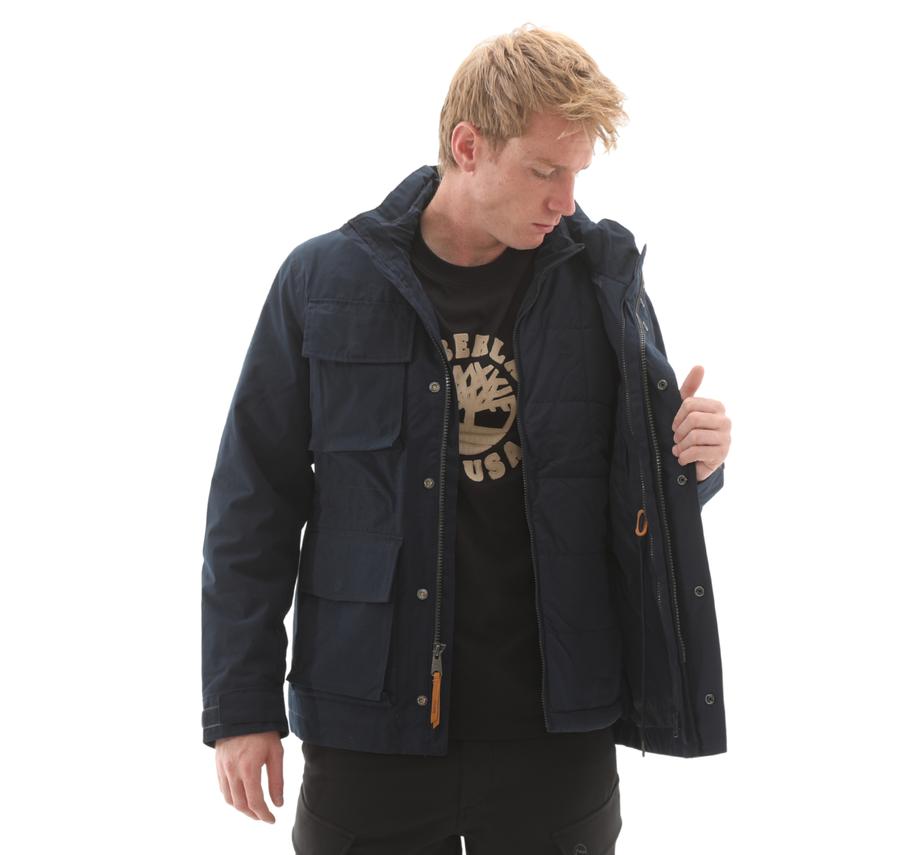 Timberland Abıngton Waterproof 3In1 Jacket Erkek Mont Lacivert Timberland Abıngton Waterproof 3In1 Jacket Erkek Mont Lacivert