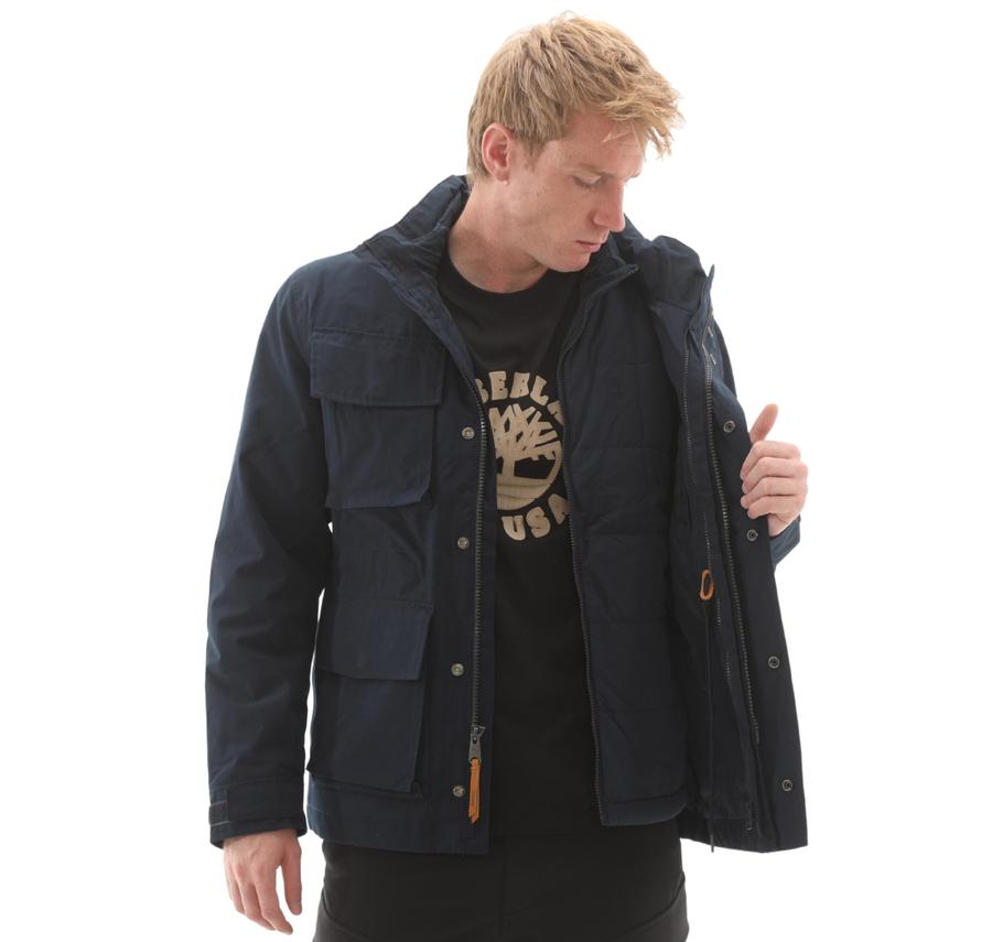 Timberland Abıngton Waterproof 3In1 Jacket Erkek Mont Lacivert Timberland Abıngton Waterproof 3In1 Jacket Erkek Mont Lacivert