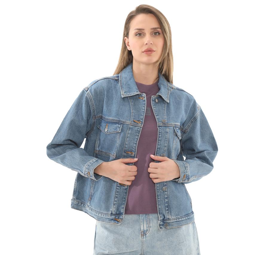 Timberland Archive Denim Jacket Kadın Ceket Mavi Timberland Archive Denim Jacket Kadın Ceket Mavi