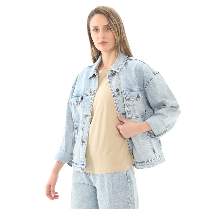 Timberland Archive Denim Jacket Kadın Ceket Açık Mavi Timberland Archive Denim Jacket Kadın Ceket Açık Mavi