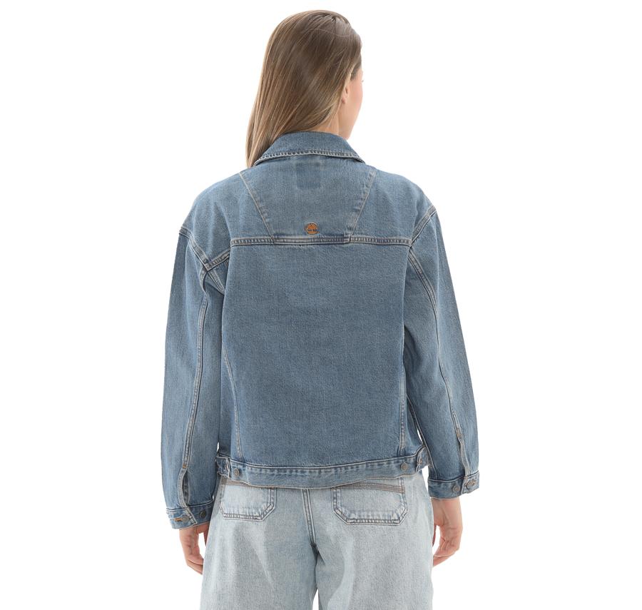 Timberland Archive Denim Jacket Kadın Ceket Mavi Timberland Archive Denim Jacket Kadın Ceket Mavi