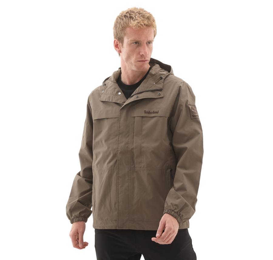 Timberland Benton Waterproof Shell Jacket Erkek Haki Timberland Benton Waterproof Shell Jacket Erkek Haki
