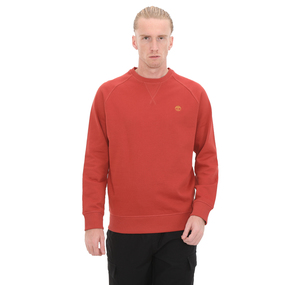 Timberland Brushed Back Crew Sweatshirt Erkek Sweatshirt Kırmızı 0