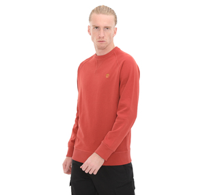 Timberland Brushed Back Crew Sweatshirt Erkek Sweatshirt Kırmızı 1