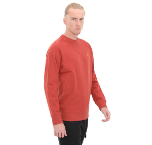 Timberland Brushed Back Crew Sweatshirt Erkek Sweatshirt Kırmızı 2