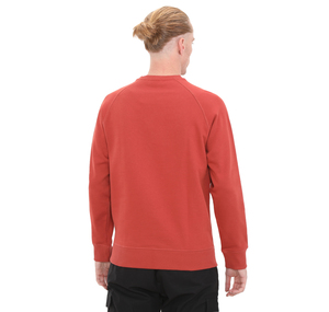 Timberland Brushed Back Crew Sweatshirt Erkek Sweatshirt Kırmızı 3