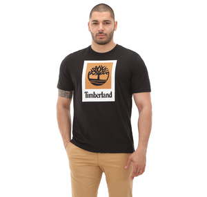 Timberland Colored Short Sleeve Tee Erkek T-Shirt Siyah