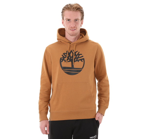 Timberland Core Logo P-O Hood Bb Erkek Sweatshirt Kahve Timberland Core Logo P-O Hood Bb Erkek Sweatshirt Kahve