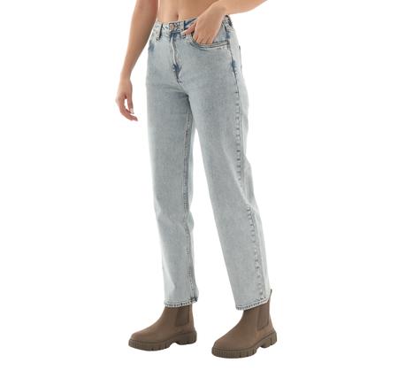Timberland Denim Straight Pants Kadın Pantolon Mavi