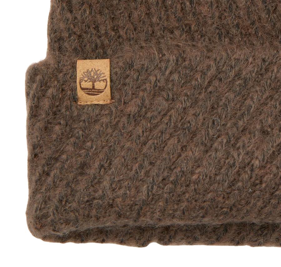 Timberland Diagonal Stitch Beanie Kadın Kahve Timberland Diagonal Stitch Beanie Kadın Kahve