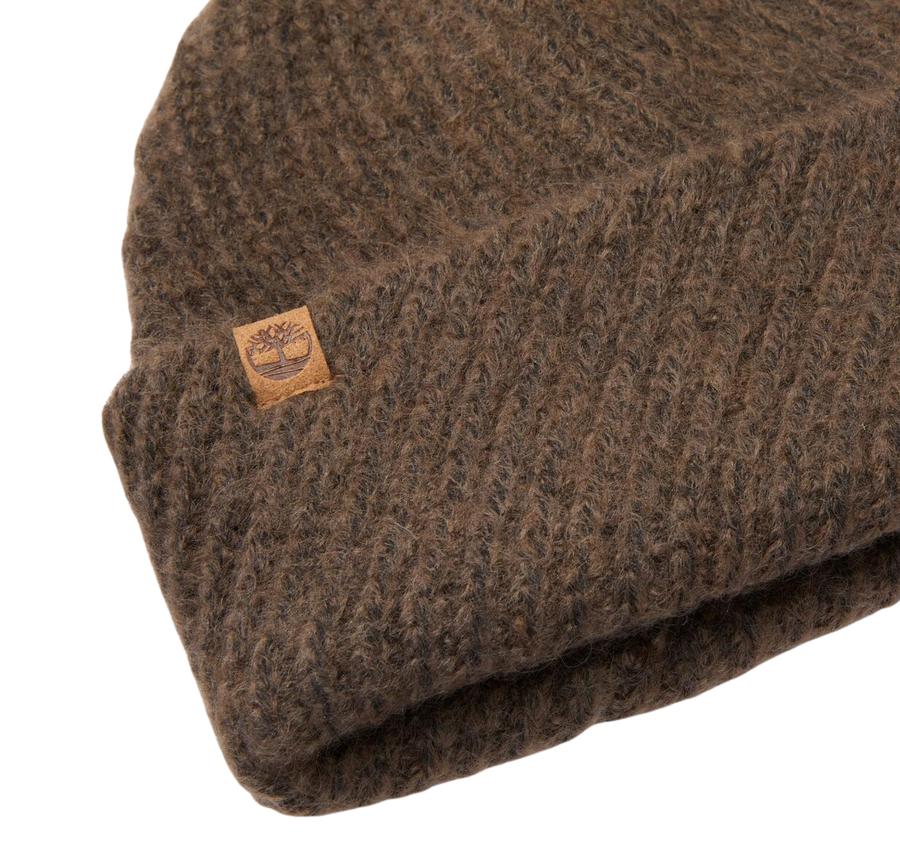 Timberland Diagonal Stitch Beanie Kadın Kahve Timberland Diagonal Stitch Beanie Kadın Kahve